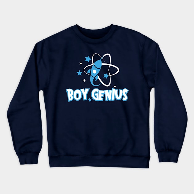 Boy Genius Crewneck Sweatshirt by MrMarbles